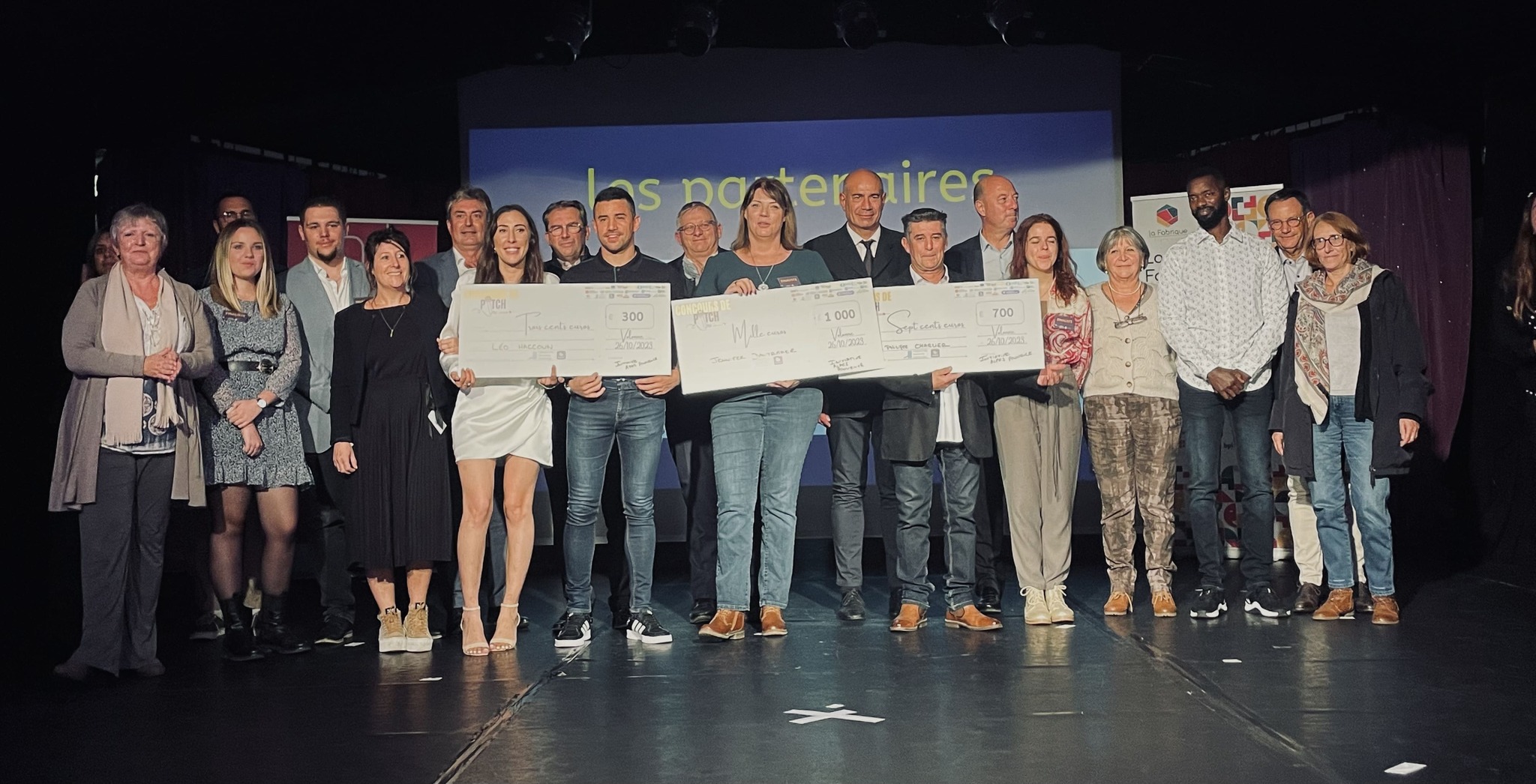 Présentation finale des gagnants du Concours de pitch à Volonne le 26 octobre 2023